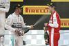 Lewis Hamilton in Sebastian Vettel