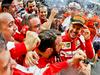 Sebastian Vettel je zelo zadovoljen s potekom sezone, v kateri je že zmagal - dobil je dirko za VN Malezije v Kuala Lumpurju. Foto: EPA