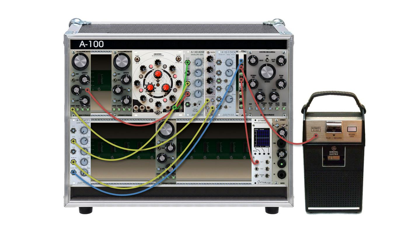 TrueGrid je zanimiv primer eksperimentalnega modularnega sintetizatorja na spletu.