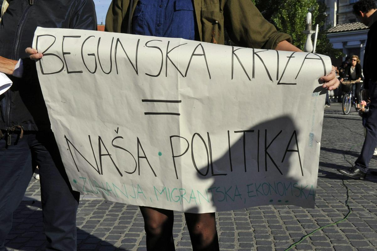V Sloveniji ob zaostritvi begunske krize narašča tudi nestrpnost in sovraštvo do prebežnikov. Foto: BoBo