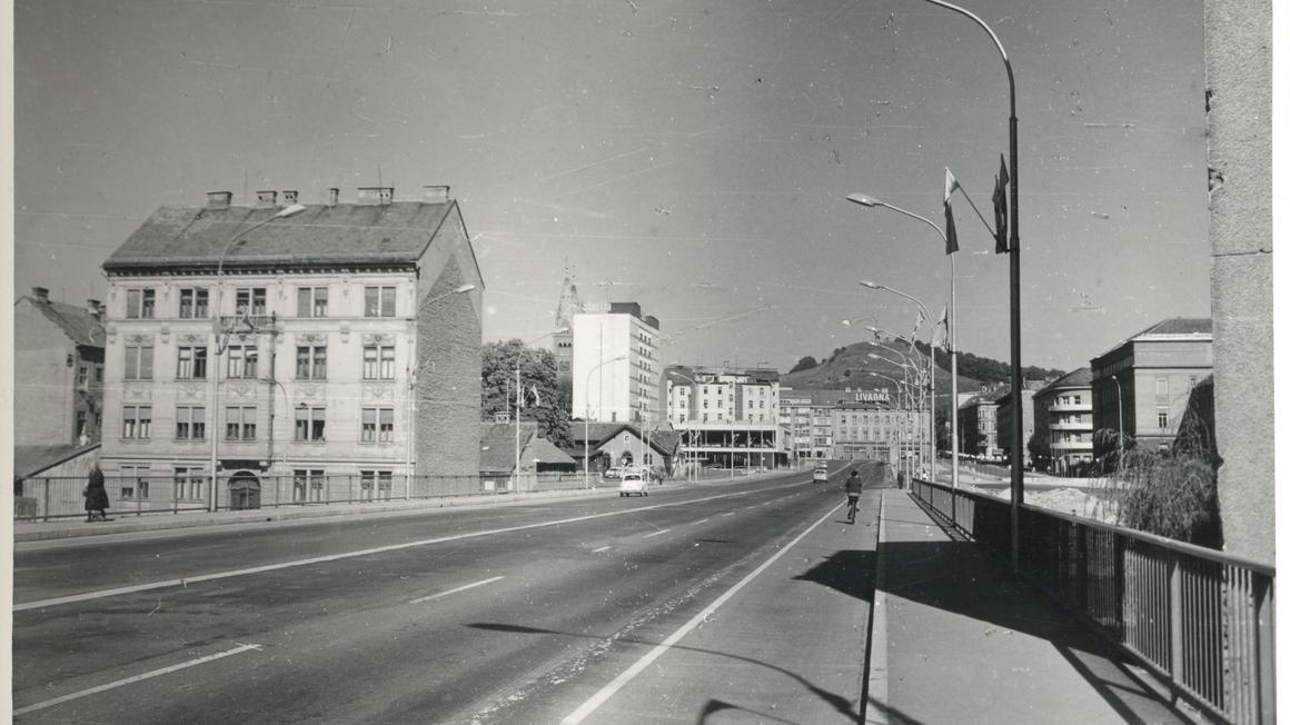 Titov most dve leti po odprtju, leta 1965. Foto: Pokrajinski arhiv Maribor