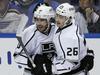 Mike Richards in Slava Vojnov, nekoč skupaj v dresu LA Kings