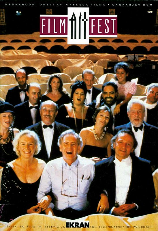 Liffe 1991 - Zmago Rus Druga izdaja festivala, leta 1991. Foto: Liffe
