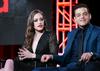 Carly Chaikin in Rami Malek