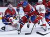 Alex Galchenyuk (Montreal Canadiens) in Pavel Dacjuk (Detroit Red Wings)