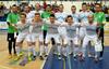 Slovenska reprezentanca v dvoranskem nogometu je imela do 35. minute v rokah vstopnico za svetovno prvenstvo. Foto: Sandi Škvarč
