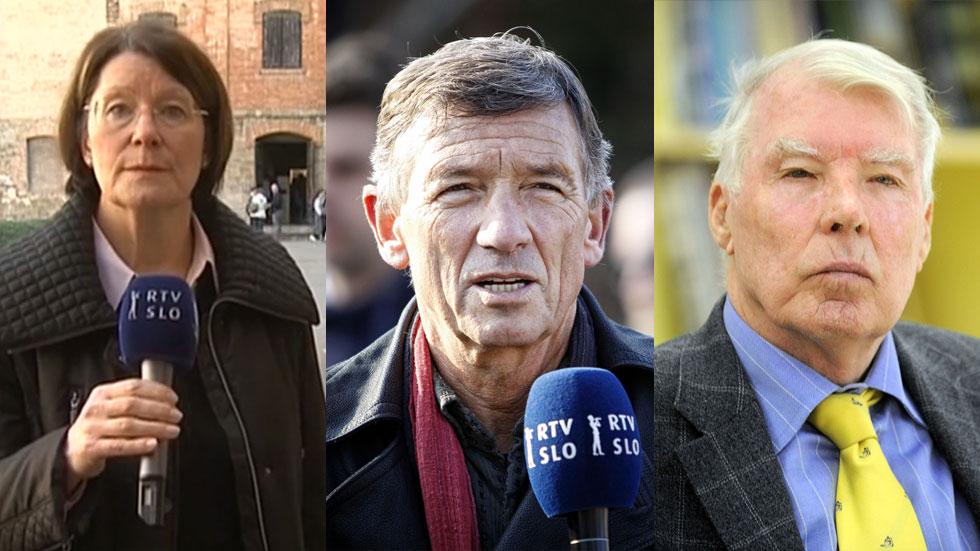 Mirjam Muženič, Lojze Kos in Drago Štoka
