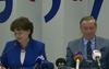 Kulturna ministrica Julijana Bizjak Mlakar je začasno predala posle ministru za Slovence v zamejstvu in po svetu Gorazdu Žmavcu. Foto: MMC RTV SLO