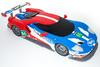 Na modelu Lego Ford GT je številka 66, ključni detajli na maketi so v enakih barvah kot na dejanskem dirkalniku. Foto: Ford