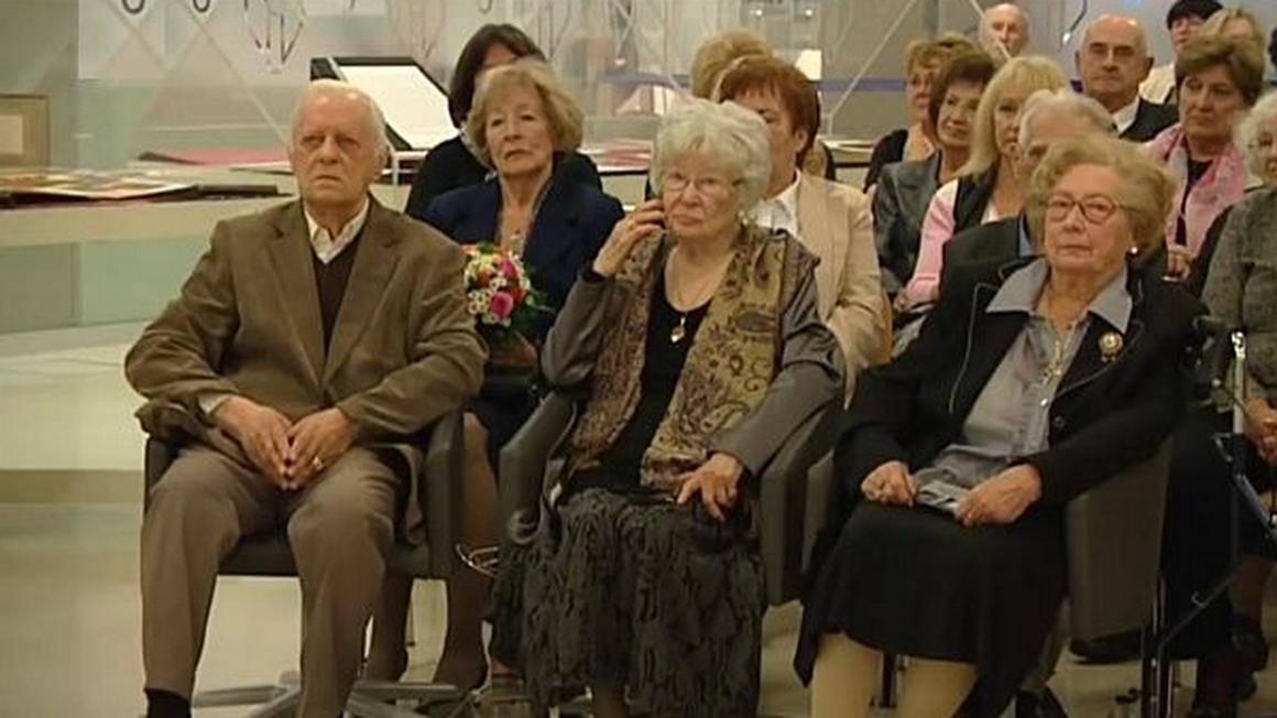 Janz Klasinc (prvi z leve) s soprogo Ondino Otto Klasinc Foto: Arhiv RTV SLO