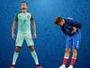 Finalista imata prepoznavni model igre. Francija igra v sistemu 4-4-2, Portugalska pa v sistemu 4-1-4-1. Portugalska z Ronaldom, Francija z Griezmannom. Obe odlični in izjemno disciplinirani v fazi branjenja. Obe reprezentanci s hitrimi prehodi v nevarne protinapade. Foto: MMC RTV SLO/Reuters