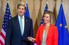 John Kerry, Federica Mogherini