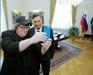 Michael Moore in Borut Pahor