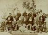 Profesorski zbor ljubljanske realke leta 1897. Albin Belar stoji v drugi vrsti, tretji z desne.