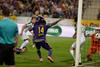 Gol ali negol? Sunny Omoregie (Maribor) - Andraž Kirm in Aleksander Šeliga (Olimpija)