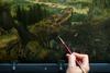 Pieter Bruegel st.: Savlov samomor (detajl), 1562.