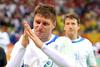 Šesto mesto (izkupiček štiri zmage in dva poraza) na olimpijskih igrah v Riu de Janeiru je kljub grenkemu četrtfinalnemu porazu z Dansko lep uspeh za slovenske rokometaše, ki so - kot pravi športniki - želeli (še) več - polfinale in boj za medalje. A tokrat ni šlo. Eden najboljših v slovenski reprezentanci Marko Bezjak zato po izpadu ni mogel skrivati solz. Foto: www.alesfevzer.com