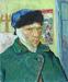 Vincent van Gogh: Avtoportret z obvezanim ušesom, 1889, Courtauldov umetniški inštitut, London. Foto: Wikipedia