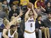Kevin Love je v izjemni prvi četrtini iz igre metal 11/14. Zadel je osem od desetih trojk. Na koncu tekme je bil njegov met 12/20. Foto: Reuters