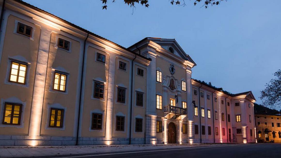 Dvorec Lanthieri v Vipavi. Vir: Univerza v Novi Gorici