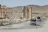 Po Unescovi oceni je bilo v letih spopadov povsem uničenih 30 odstotkov, resno poškodovanih pa 60 odstotkov Palmire. Foto: Reuters