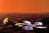 Operacija Mars Express je bila sestavljena iz dveh delov, Esa je pri pristanku modula Beagle 2 izgubila stik z njim. Našli so ga šele lani. Foto: EPA