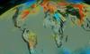 Večji del izpustov ogljikovega dioksida prihaja s severne poloble. Foto: NASA's Goddard Space Flight Center/K. Mersmann, M. Radcliff