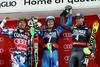 Na zadnjih 16 slalomih svetovnega pokala je desetkrat zmagal Henrik Kristoffersen, štirikrat pa Marcel Hirscher. Foto: Reuters