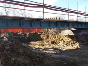 Gradbišče tako imenovanega izvlečnega tira med Koprom in Dekani. Foto: Tjaša  Škamperle