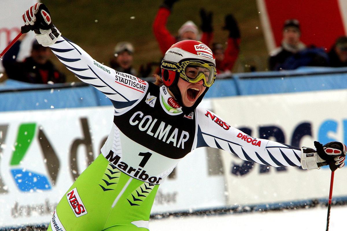 Tina Maze, ki jo je vedno občudovala tudi Bucikova, je v Mariboru zmagala trikrat: v letih 2005 in 2009 v veleslalomu, leta 2013 pa v slalomu. Foto: EPA Tina Maze, ki jo je vedno občudovala tudi Bucikova, je v Mariboru zmagala trikrat: v letih 2005 in 2009 v veleslalomu, leta 2013 pa v slalomu. Foto: EPA