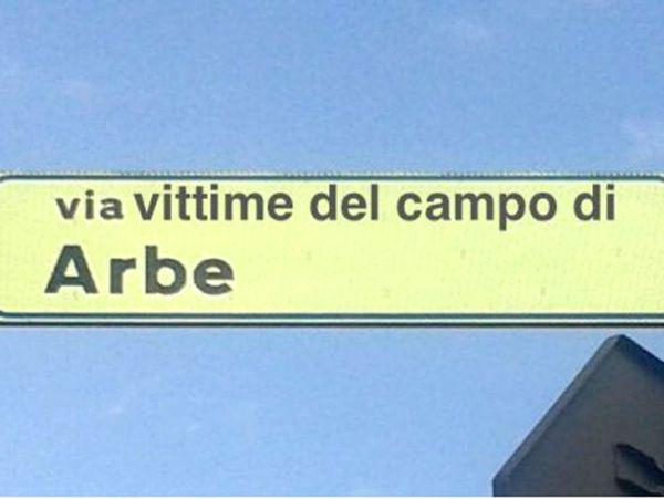 Rabska ulica, ulica taborišča na Rabu