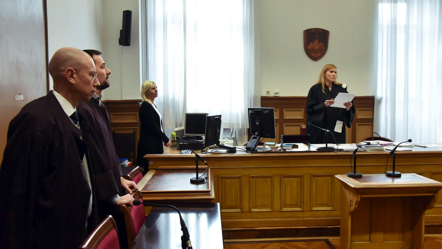 Izrek sodbe v sojenju nekdanjim vodilnim v Mipu. Foto: Borut Zivulovic Bobo