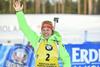 Laura Dahlmeier je tudi ob koncu sezone zadržala izjemno formo. Na SP-ju v Hochfilznu je osvojila pet zlatih kolajn. Foto: EPA