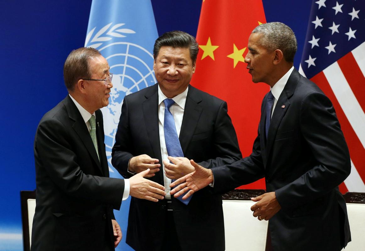 Ši Džinping, Barack Obama, Ban Ki Mun.