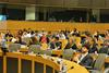 Romi so imeli priložnost spoznati Evropski parlament, sodelovali so v številnih mednarodnih razpravah in s ključnimi deležniki spregovorili ter delili svoje mnenje, izkušnje in predloge, kako izboljšati položaj Romov v Evropi. Foto: Skupina S & D