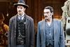 V glavnih vlogah sta nastopila Timothy Olyphant kot šerif Deadwooda in Ian McShane kot lastnik bordela. Foto: IMDB