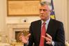 Kosovski predsednik Hashim Thaci je predčasne parlamentarne volitve razpisal za 11. junij. Foto: Reuters