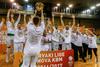 Košarkarji Uniona Olimpije so prvič po sezoni 2008/09 osvojili naslov državnega prvaka. Foto: BoBo/Srdjan Živulović