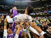 Cristiano Ronaldo je bil z dvema zadetkoma najboljši igralec finala Lige prvakov. Z dvanajstimi zadetki je tudi prvi strelec letošnjega elitnega evropskega tekmovanja. Foto: EPA