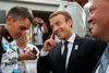 Romain Bardet in Emmanuel Macron