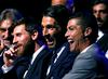 Lionel Messi, Gianluigi Buffon in Cristiano Ronaldo