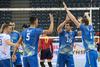 Slovenski odbojkarji optimistično pričakujejo obračun z Rusi, ki so v prvem krogu s 3:0 v nizih ugnali Bolgare. Foto: OZS