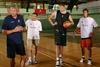 Aleš Pipan in Goran Dragić na pripravah leta 2006