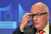 Prvi podpredsednik Evropske komisije Frans Timmermans je posvaril pred incidenti v bližnji prihodnosti Foto: Reuters