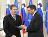 Mehmedalija Alić in Borut Pahor