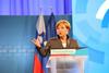 Predsednica NSi-ja in kandidatka za predsednico republike Ljudmila Novak je poudarila, da za njo ni težje zgrešenih ali škodljivih odločitev. Foto: NSi
