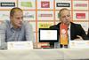 Rašo Nesterović in Matej Erjavec sta ponudila odstop, ker nista uspela pravočasno najti kompromisa med klubi in sodniško organizacijo. Foto: www.alesfevzer.com