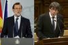 Mariano Rajoy in Carles Puigdemont
