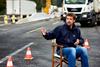 Kapelj voznikom polaga na srce, naj na avtocestnih deloviščih upoštevajo omejitve hitrosti. Foto: Miha Merljak/MMC RTV Slo