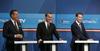Heinz-Christian Strache, Christian Kern, Sebastian Kurz